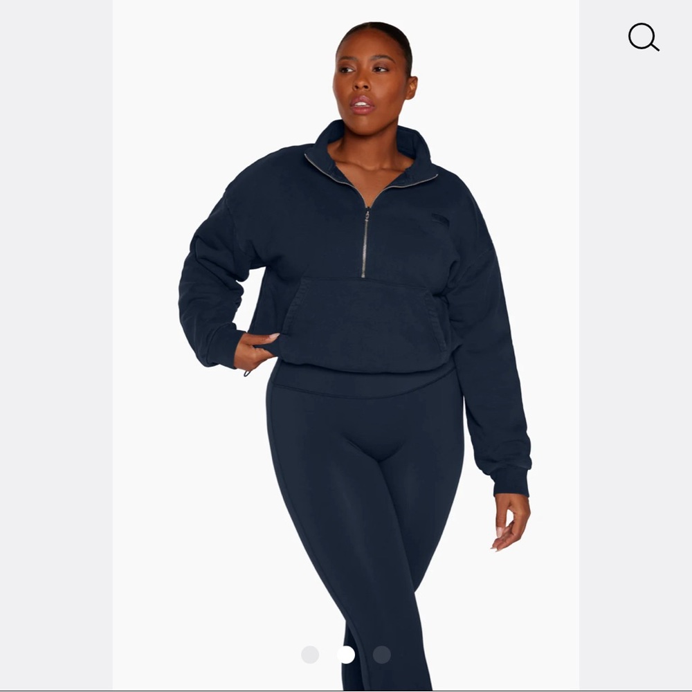 Set Active Half Zip in Oxford - Size Large